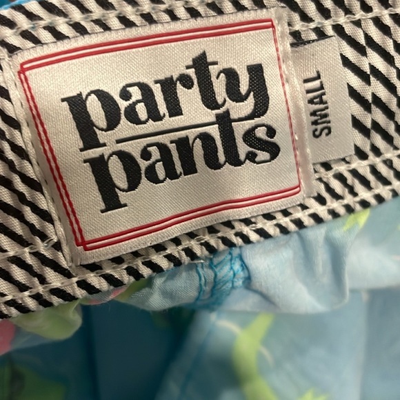 Party Pants Men’s Neon Lazy River Swim Trunks Board Shorts size small - Picture 9 of 14